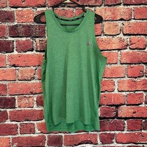 Men’s GREEN Adidas CLIMALITE Athletic Tank